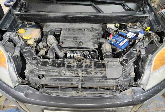 газовое оборудование Альфа М/S, установка на Форд Фусион 2008 г.в., 1.6 л, 100 л.с., с пробегом 194 042 км., ВЗУ в заднем бампере, с левой стороны, тороидальный баллон 42 литра в багажнике, в нише для запасного колеса, Нижний Новгород, Дзержинск