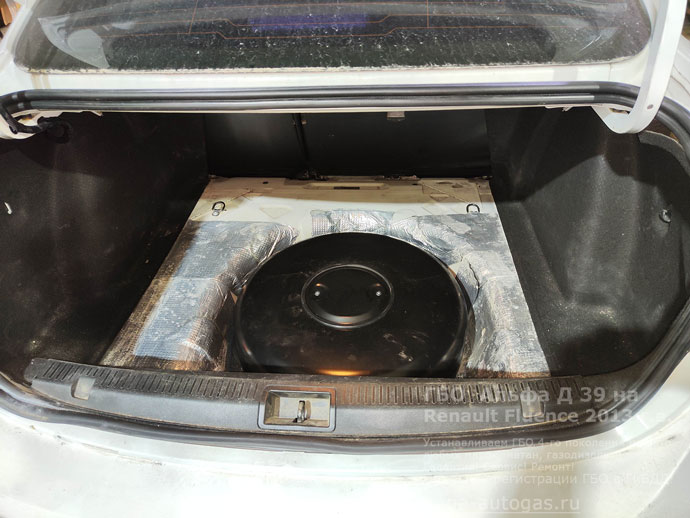 Поставили ГБО Альфа Д 39 на Renault Fluence (Рено Флуенс), 2013 г.в., 1.6 л, 106 л.с., с пробегом 181 877 км, Н.Новгород, Дзержинск