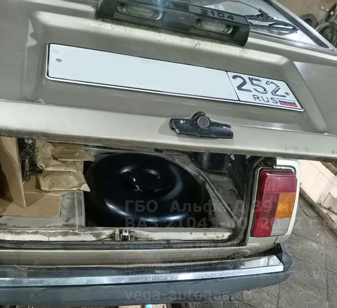 Установка ГБО Альфа Д 39 на ВАЗ 21041-40 2012 г.в., 1.5 л., 74 л.с., с пробегом: 60 448 км